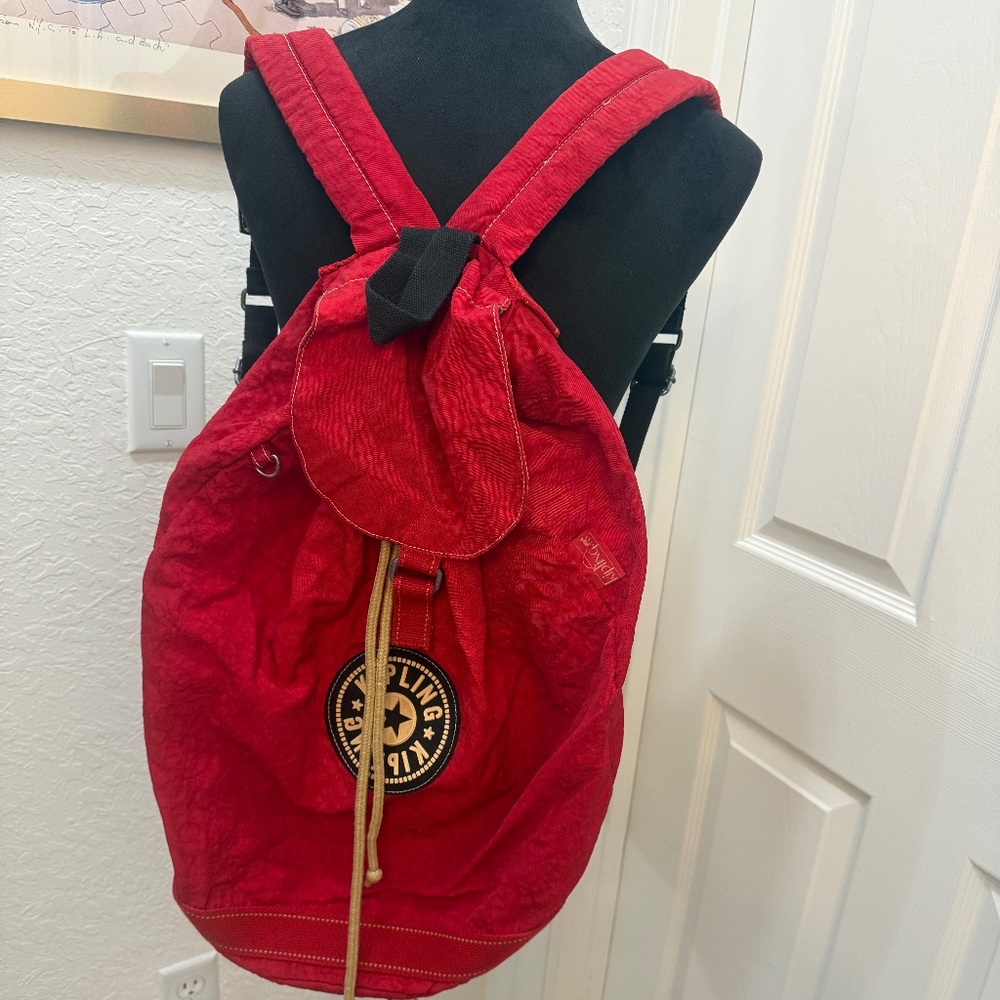 KIPLING‎ Backpack, Vintage, Red, UNISEX